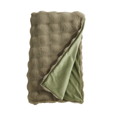 Faux Fur Throw Blanket