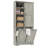 Bathroom Storage Cabinet with Doors and Drawers, Tilt-Out Laundry Hamper-1702865128