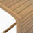 C-Shape End Table  Brown