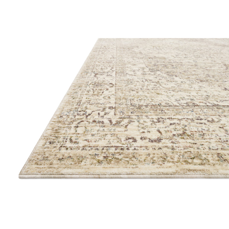 Tapis ivoire / baie Strayer, Rectangle 5 pi x 8 pi