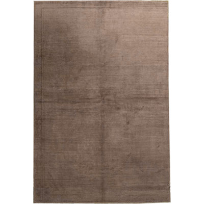 Hand-Knotted High-Quality Gray Area Rug