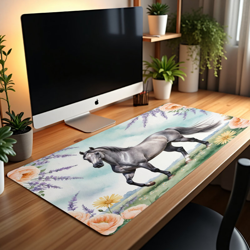 Polyester Desk Pad, 14.4x12.1