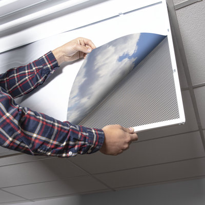 Cloud Square Fixture Component Ceiling Light