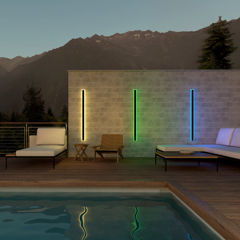 Jessy LED Wall Light, 80" H x 3.5" W x 2.5" D