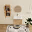 Meuble-lavabo mural simple 24 po avec comptoir en résine et armoire d'appoint Eskar-1194069933