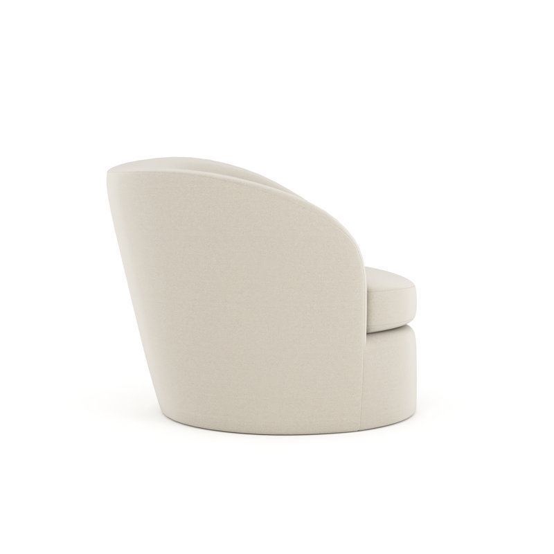Quasi  Laf Swivel Chair, White
