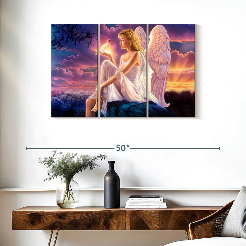 Crépuscule Leisha Angel I, H 24 po x l 38 po