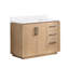 Meuble-lavabo simple 42 po avec plateau en pierre composite Cloverfield-93496150-93496149