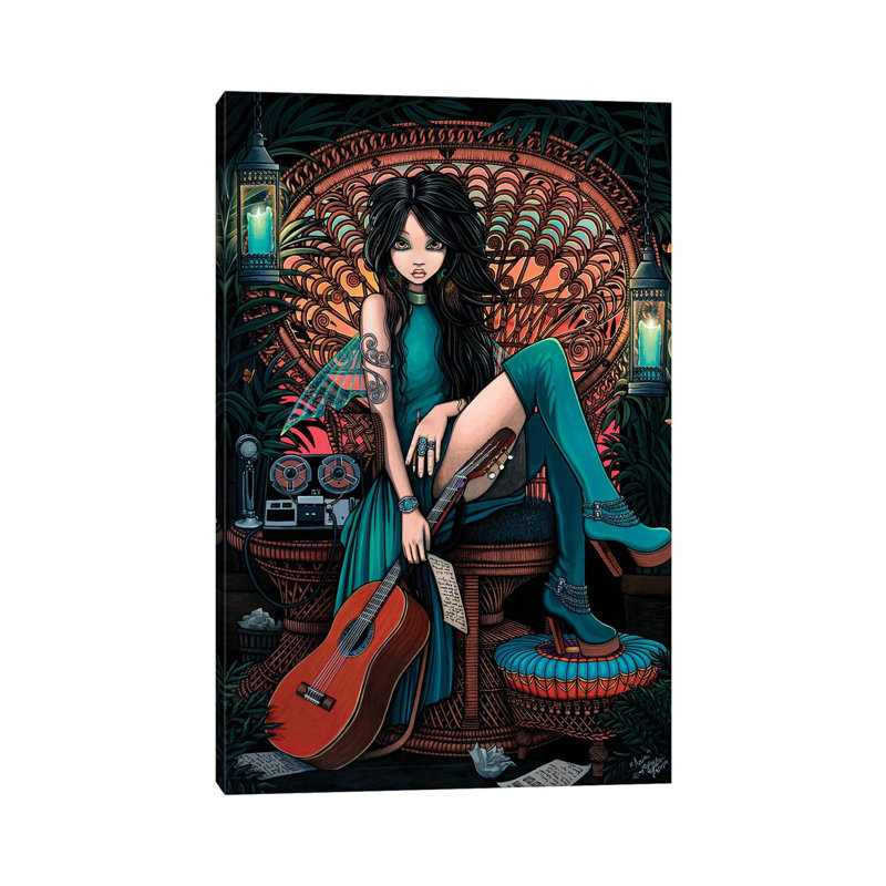 Aria 1 Piece Wrapped Canvas Wall Art, 66.04cm H x 45.72cm W x 1.91cm D