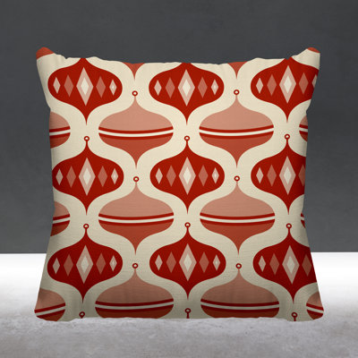 Outdoor Reversible Throw Pillow