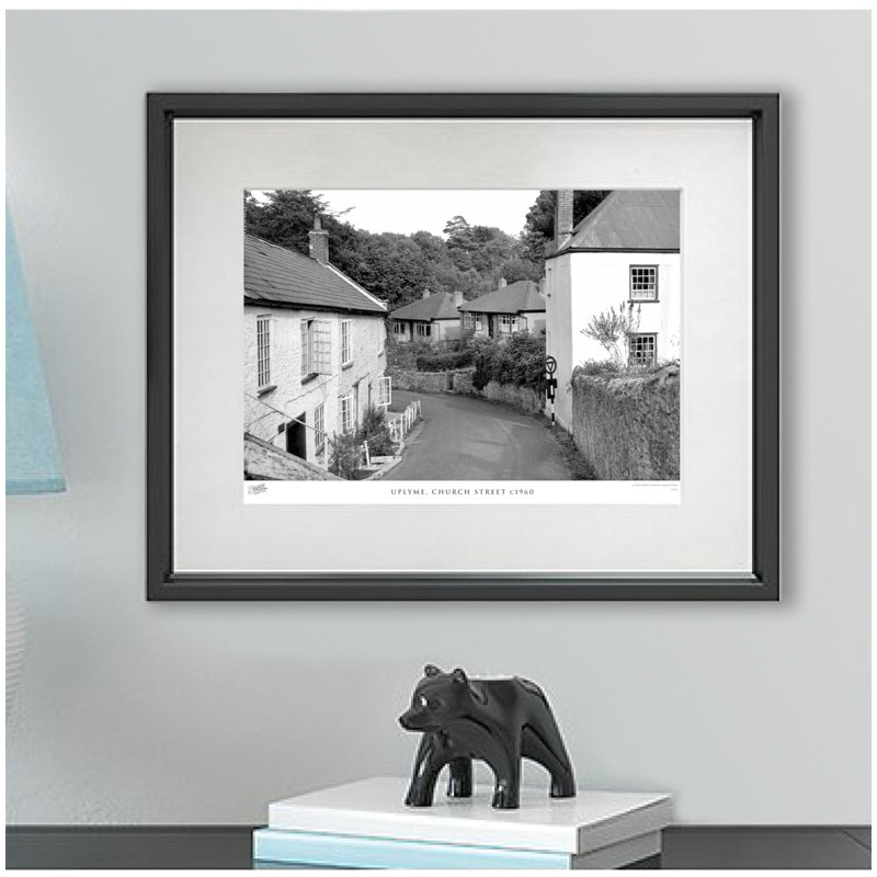 Uplyme, Church Street C1960 by Francis Frith - Single Picture Frame Print, 60cm H x 80cm W x 2.3cm D