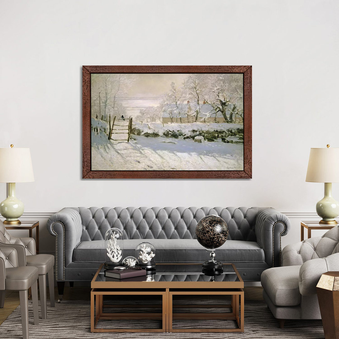 'The Magpie, 1869' by Amanda Greenwood - Wrapped Canvas Painting Print