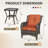2 - Person Patio Conversation Set with Cushions-1780835149