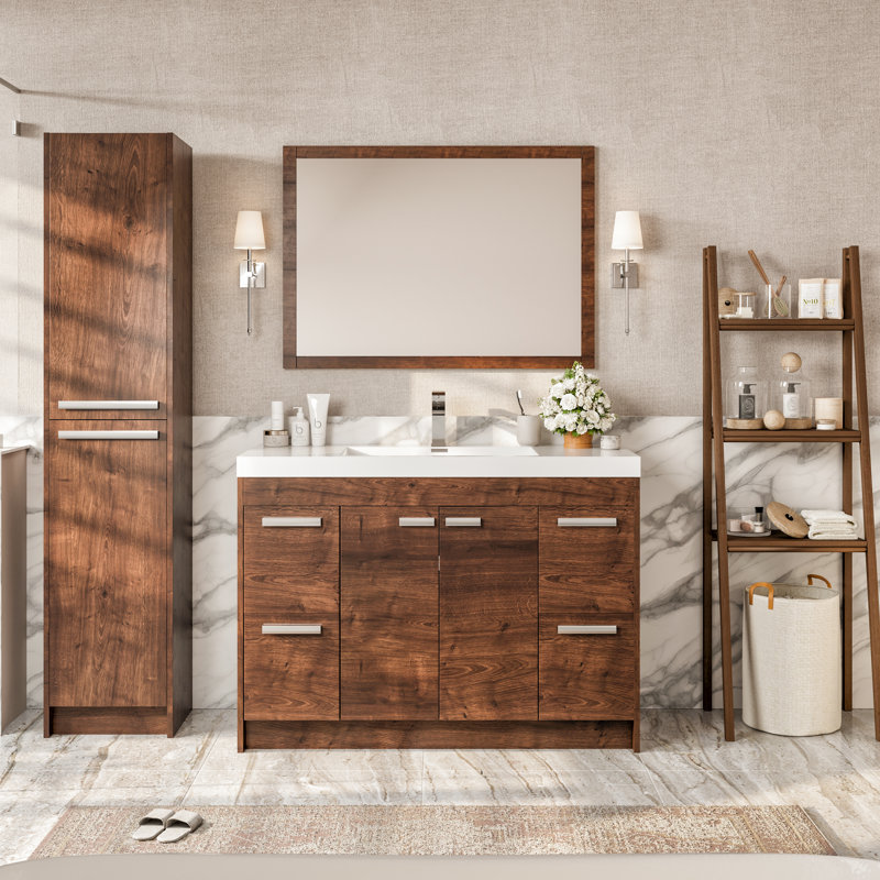 Wauconda Modern 47" Single Bathroom Vanity Set