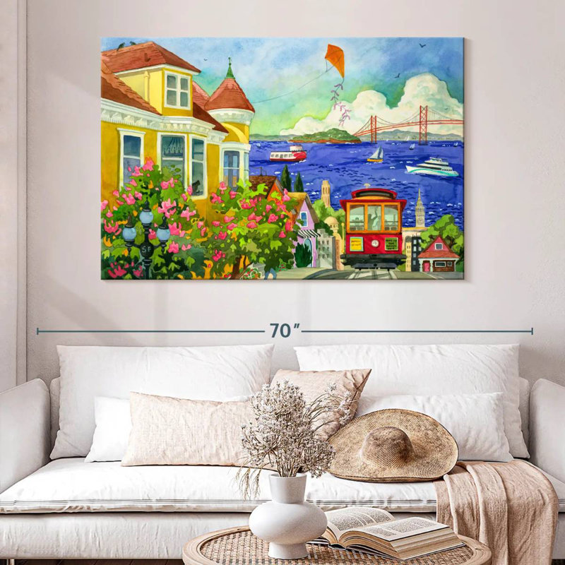 Sireci San Francisco, 34" H x 51" W