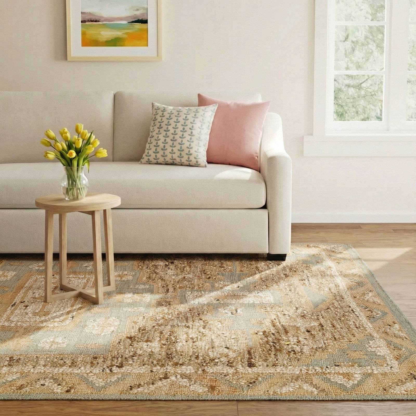Ashwin Handmade Rug, Rectangle 8' x 10'