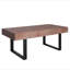 Table basse rustique en bois industriel, table basse en bois 47,2 x 23,5 po x 18 po, table fabriquée à la main