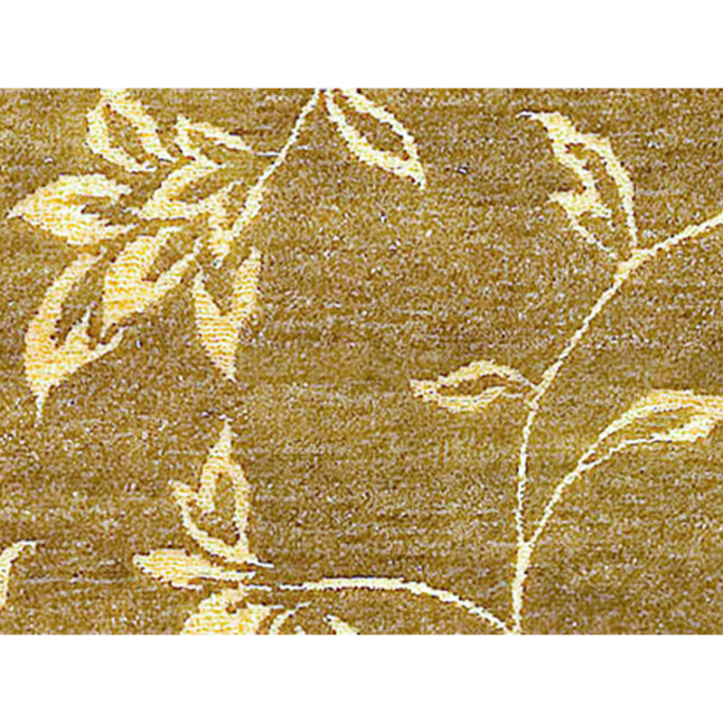 Himalayan Floral Area Rug in Brown, Rectangle 7'11" x 9'8"