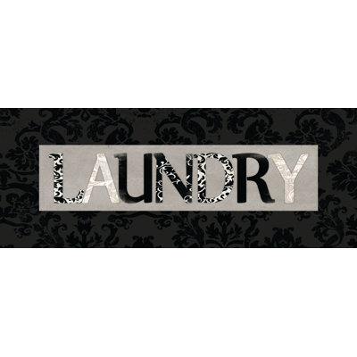 Pattern Mat Laundry - Textual Art Print