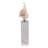 Oakden Coastal Seashell Sculpture Figurine With Crystal Base - Decorations For Living Room And Decorative Home Objects - Ivory/Clear-836456441