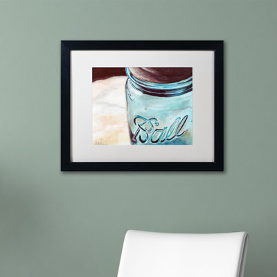 Ball Jar Framed Painting Print