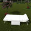 Canapé-lit pliant 4 en 1, chaise-lit pliante, blanc 36 po pour petit appartement avec construction stable et salon de base convertible en métal