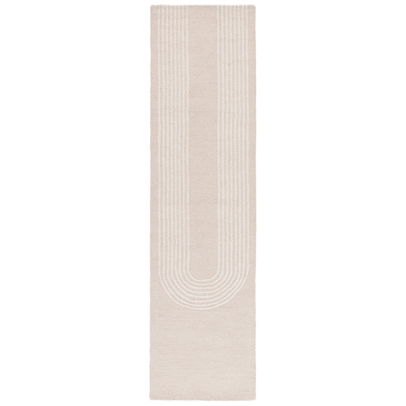 Orion Ebony Hand Tufted Wool Pile Rug, Runner 2'3" x 9'