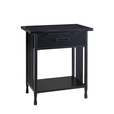 Ironcraft Solid + Manufactured Wood Side Table