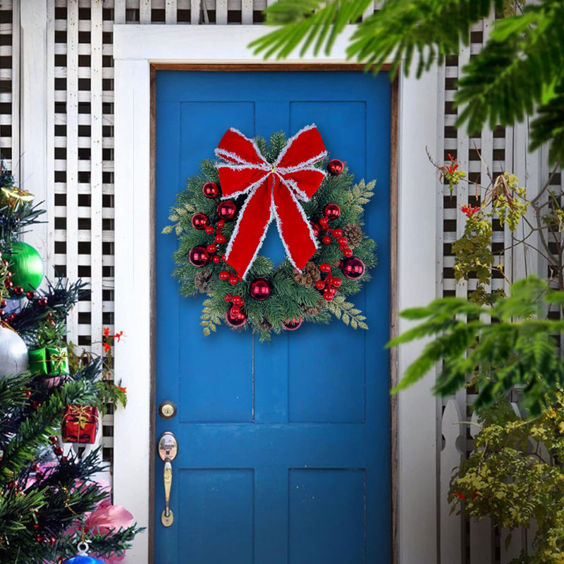 Faux 15.7'' Wreath