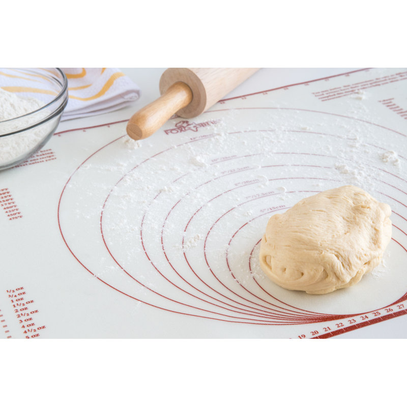 Fox Run Brands Non-Stick Baking Mat with Measurements