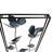Lark Manor™ Blooming Flowers Metal Wall Panels Set Of 2, Iron Blue, 32 Inch, Perfect Home Decor For Any Room