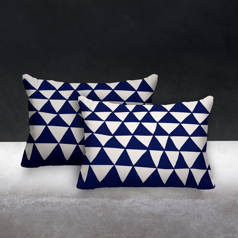  Coussin décoratif intérieur / extérieur sans ajout décoratif, Bleu marine