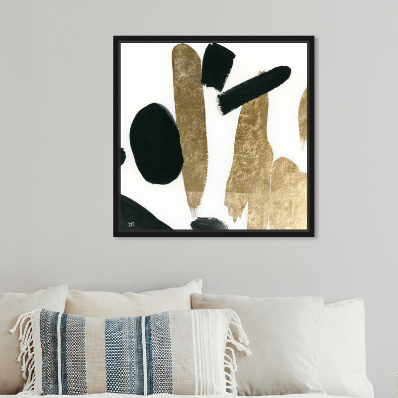« big gold », reproduction d’impression sur toile enroulée, Cadre noir, H 12 po x l 12 po