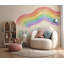 Papier peint arc-en-ciel mural pastel amovible-113107461-113107480