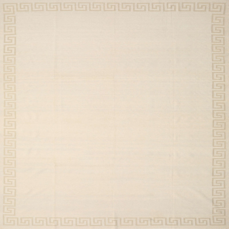 Tapis gris zone contemporaine, Carré 8 pi x 8 pi