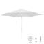 Huckleberry 350cm Market Parasol-94996932-94996933