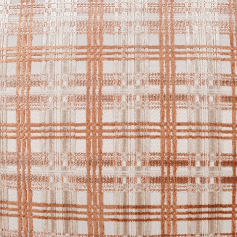 Coussin Cotati, Saumon, Carré 22 po