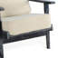 Méridienne décorative, siège beige, en bois massif patiné-106269957