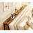 Narrow Console Table With Outlet(Rusitc Brown)