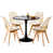 4 chaises transparentes brunes n'est pas disponible