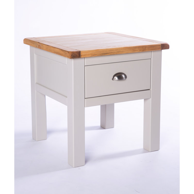 Brennen End Table, Silver