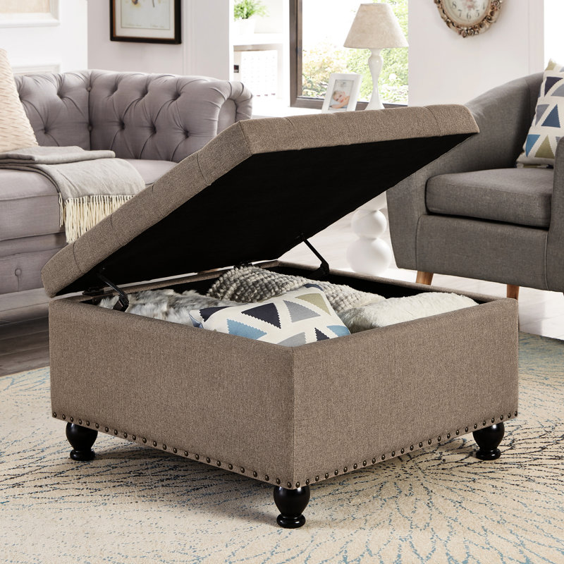 Grand carré pour une décoration soignée et élégante de l'espace de rangement à boutons, Linen, Linen, Linen