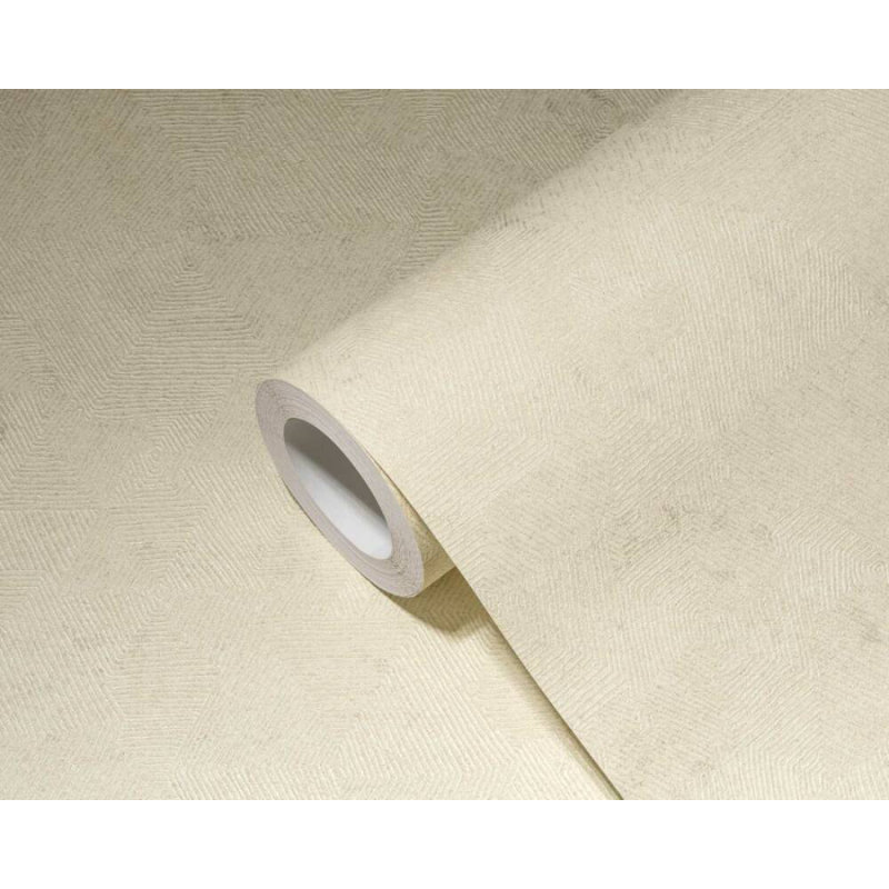 Non-Pasted Geometric, Beige/Cream/Silver
