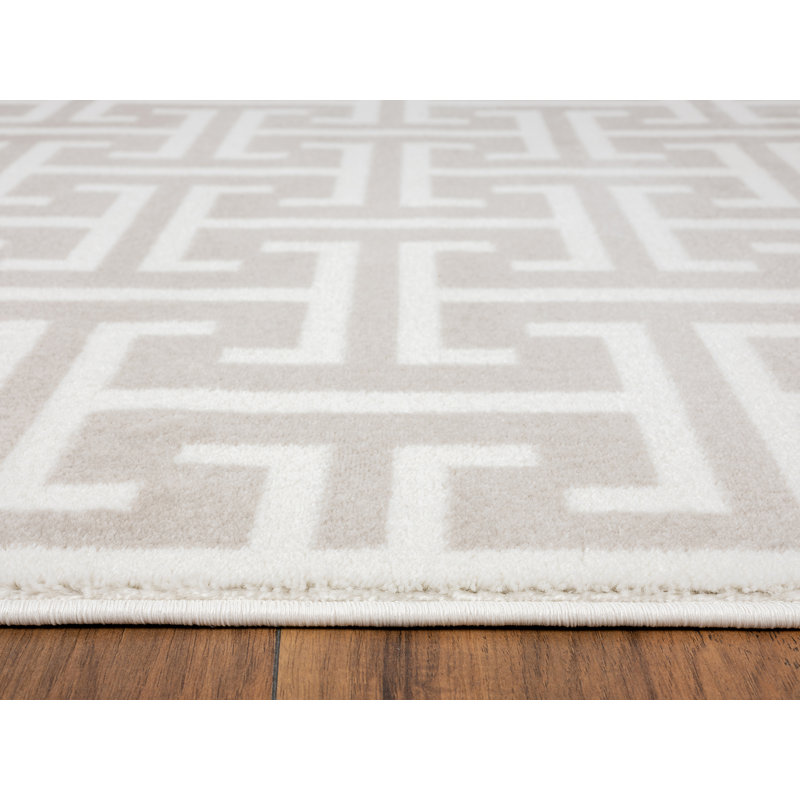 Tapis à motif géométrique Sanson, Rectangle de 6 pi x 9 pi