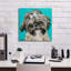 «Girly Shih Tzu» par Carolee Vitaletti, art mural sur toile-1720539870