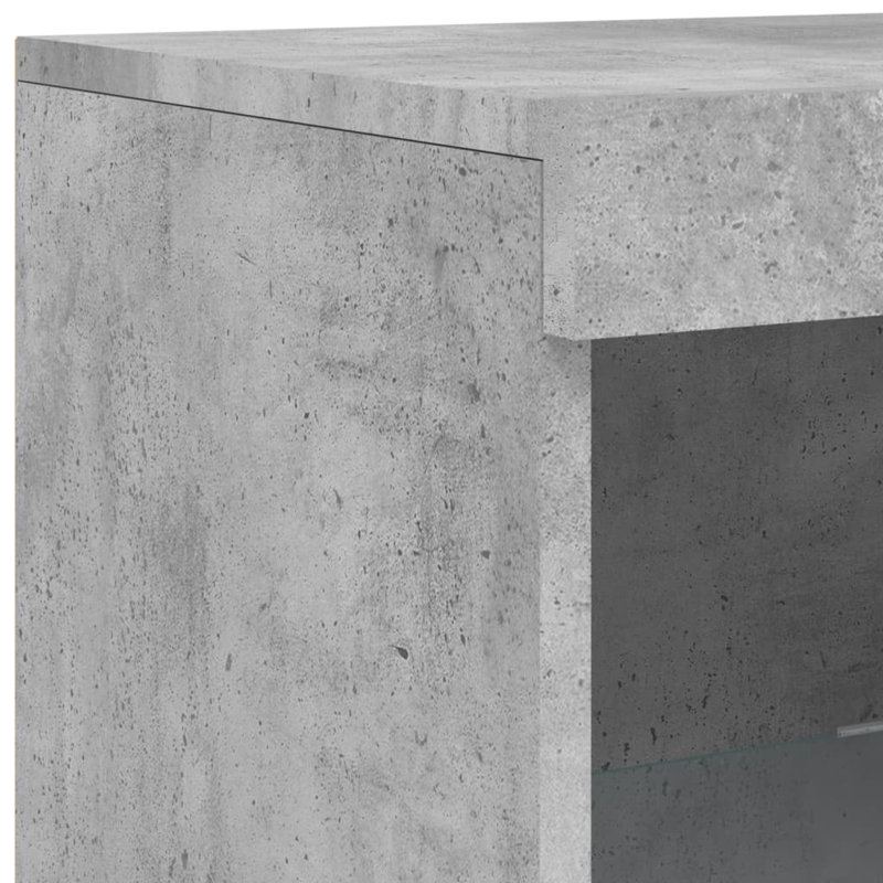 Azima 123cm Sideboard, Concrete Grey