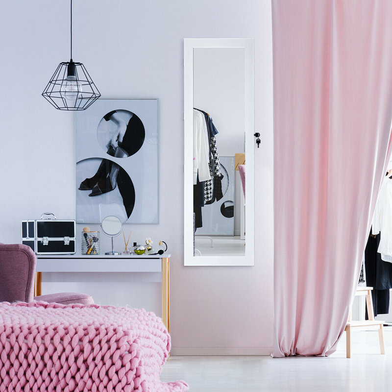 Armoire à bijoux avec miroir Derren