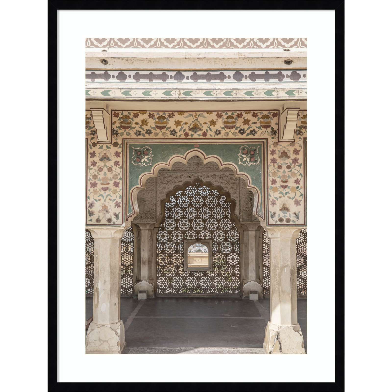 Daisey "Desert Palace" Print, Black, 33" H x 25" W