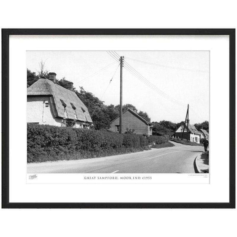 Great Sampford, Moor End C1955 by Francis Frith - Single Picture Frame Print, 45cm H x 60cm W x 2.3cm D