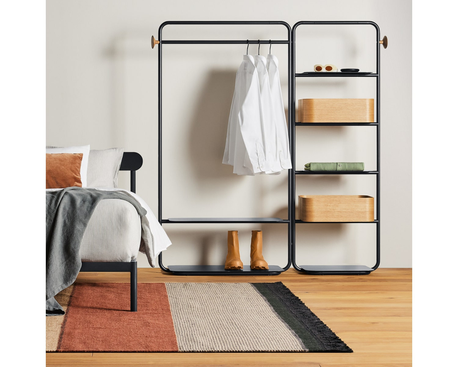 Garden Party Freestanding Clothing Rack, Oblivion